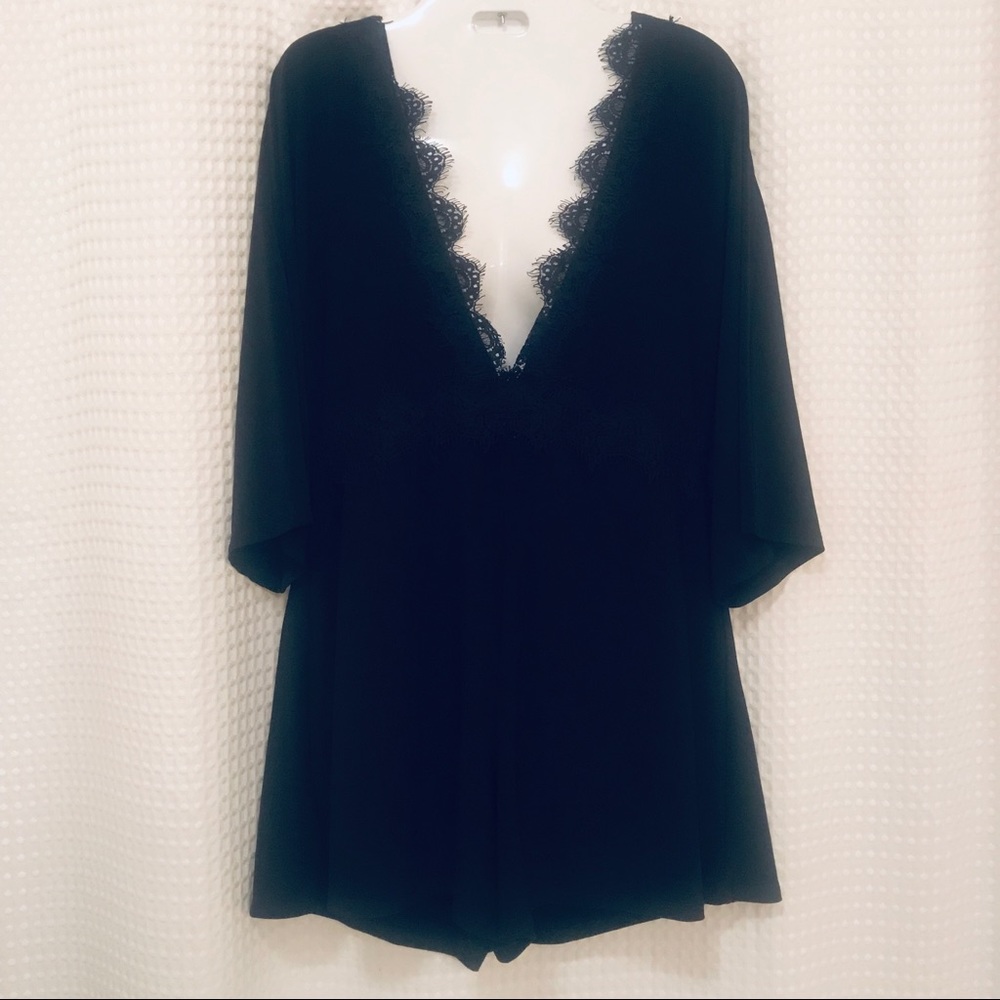 Forever 21 black romper jumpsuit